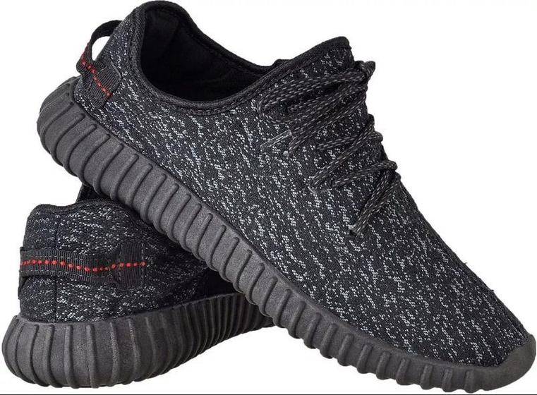 Tenis Masculino Yzy Adaption Preto Super Leve Menor preço em Tenis Masculino Yzy Adaption Preto Super Leve