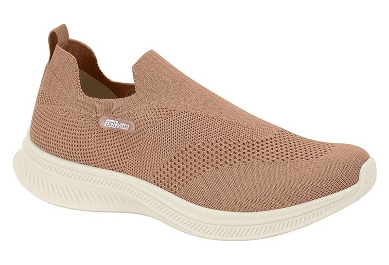 Imagem de Tênis Meia Feminino Actvitta Casual Esportivo Slip On Calce Fácil 4829.317