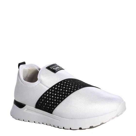 Imagem de Tênis Meia Feminino Ramarim Slip On Branco