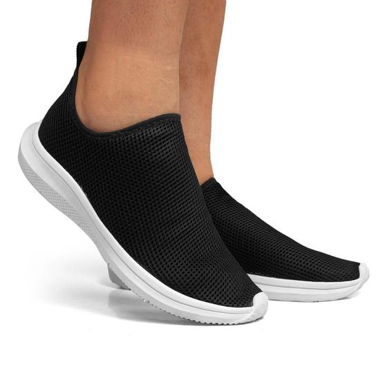 Imagem de Tênis Meia Masculino Slip On Caminhada Conforto Casual