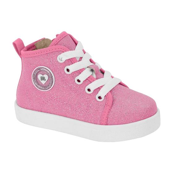 Imagem de Tenis Menina Molekinha 2118.578 Sneaker Cano Alto Confortavel Moda