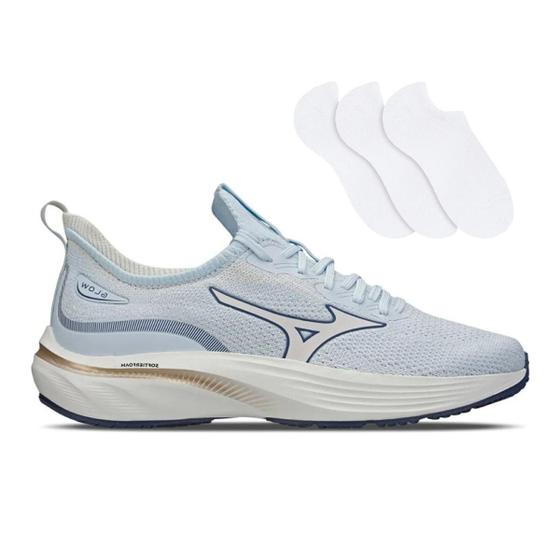 Imagem de Tênis Mizuno Feminino Glow + 03 Pares de Meias