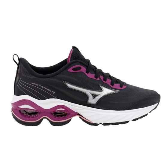 Imagem de Tênis Mizuno Wave Frontier 14 Feminino - Preto e Rosa