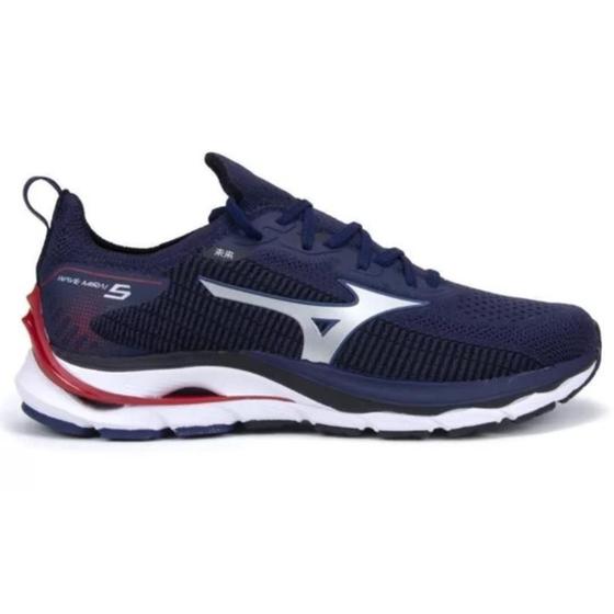 Imagem de Tenis mizuno wave mirai 5 marinho vermelho