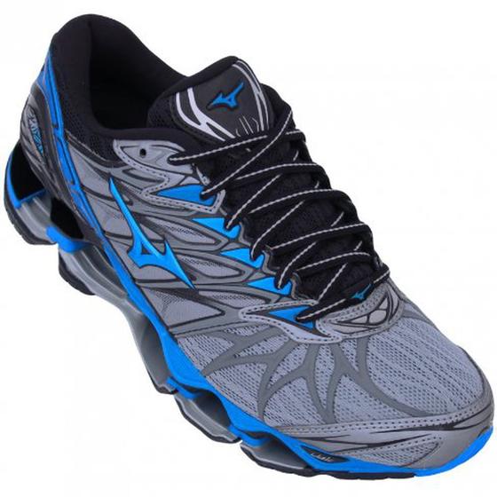 Tenis Mizuno Wave Prophecy 7 Masculino 44 Cinza Azul Tenis Esportivo Magazine Luiza