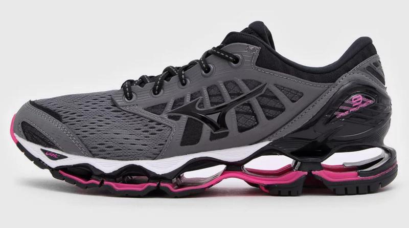 Tenis Mizuno Wave Prophecy 9 Cinza e Rosa Tenis de Corrida Magazine Luiza