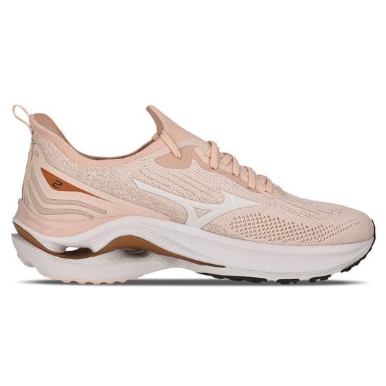 Imagem de Tênis Mizuno Wave Zest 2 - Feminino - Rosa Claro