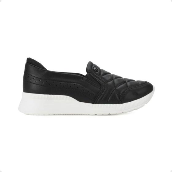 Imagem de Tênis Moda Feminino Casual Kolosh Slip On Preto