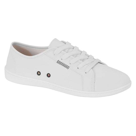 Imagem de Tênis Moleca Casual Básico Feminino- Branco