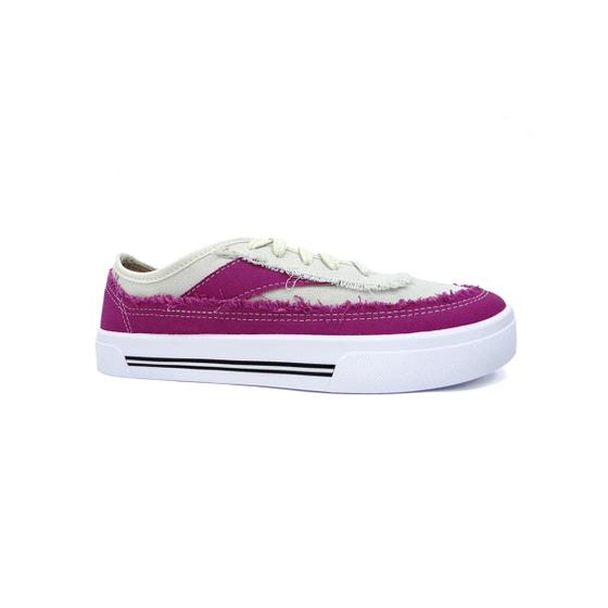 Imagem de Tenis Moleca Casual Lona 5667.331 Branco Off/Magenta