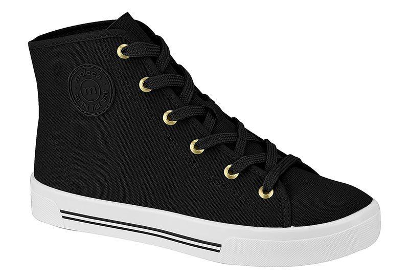 Tênis Moleca Tenis Preto Feminino Cano Alto Tênis Feminino Cano