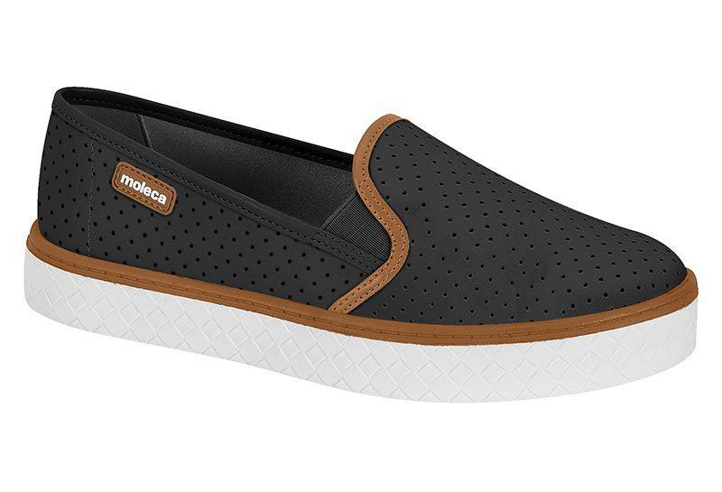 Imagem de Tênis Moleca Iate Feminino Slipon Plataforma 5712204 Confort