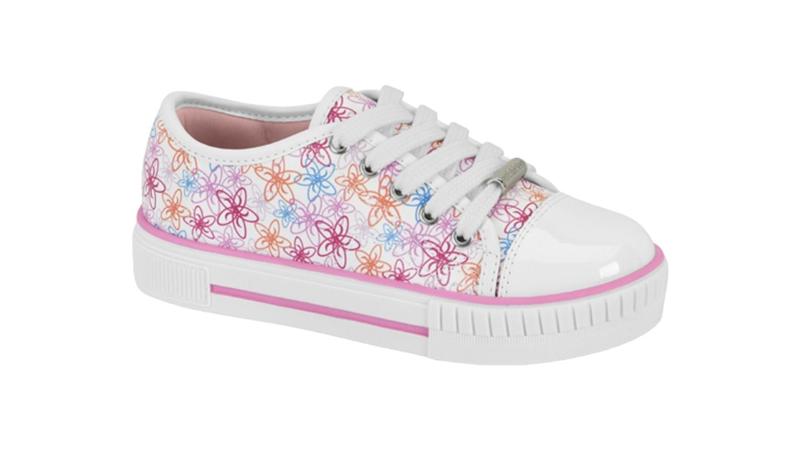 Imagem de Tenis molekinha floral 2535.100 infantil 