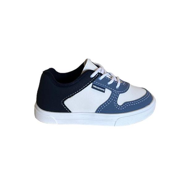 Imagem de Tênis Molekinho Infantil Masculino Cor Azul/Branco