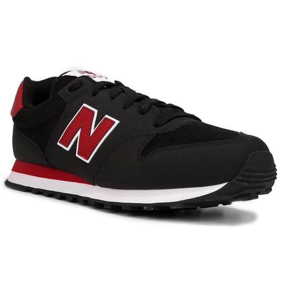 Imagem de Tênis New Balance 500 V2 Masculino - Preto e Vermelho