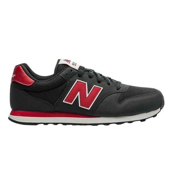 Imagem de Tênis New Balance 500V2 Casual Preto e Vermelho - Masculino