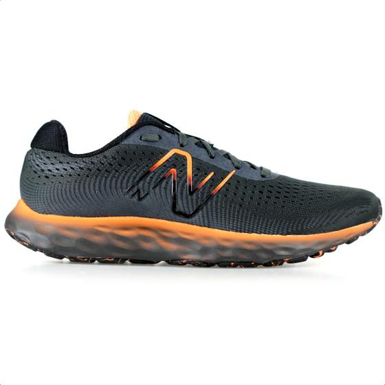 Imagem de Tênis New Balance 520 V8 Grafite e Laranja - Masculino