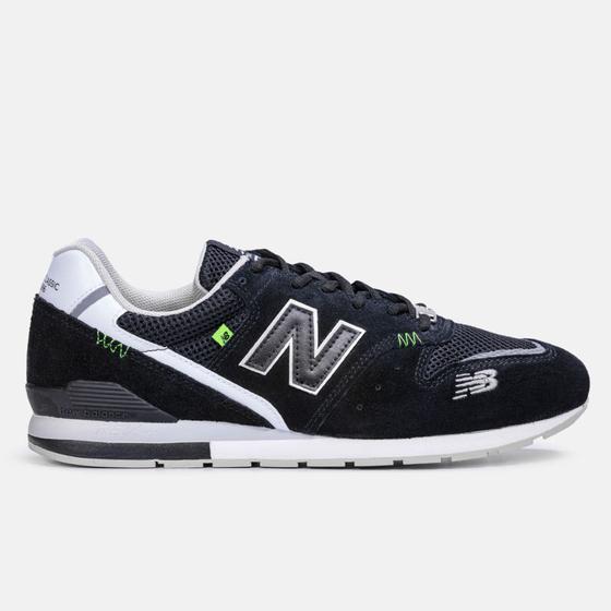 Tênis New Balance 996 Preto/Verde CM996CBR Menor preço em Tênis New Balance 996 Preto/Verde CM996CBR