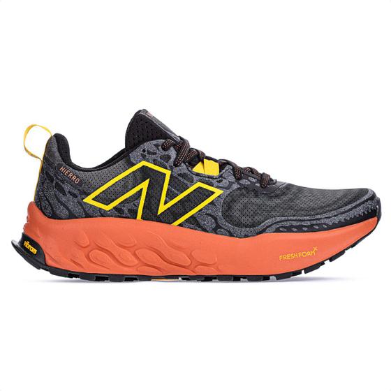 Imagem de Tênis New Balance Hierro V8 Cinza Preto e Laranja - Masculino