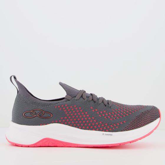 Tênis Olympikus Essential 2 Feminino Cinza Menor preço em Tênis Olympikus Essential 2 Feminino Cinza