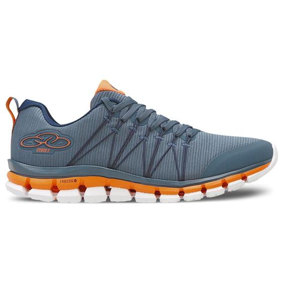 Tenis Olympikus Masculino Cyber 2 Petróleo Laranja Menor preço em Tenis Olympikus Masculino Cyber 2 Petróleo Laranja