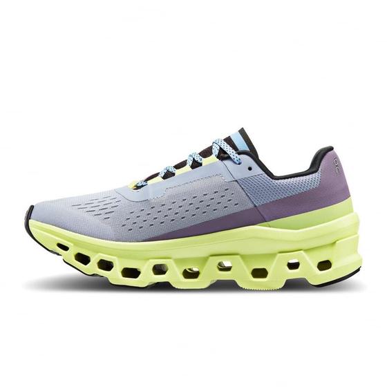 Imagem de Tênis On Cloudmonster Feminino - Nimbus/Hay Blue/Green