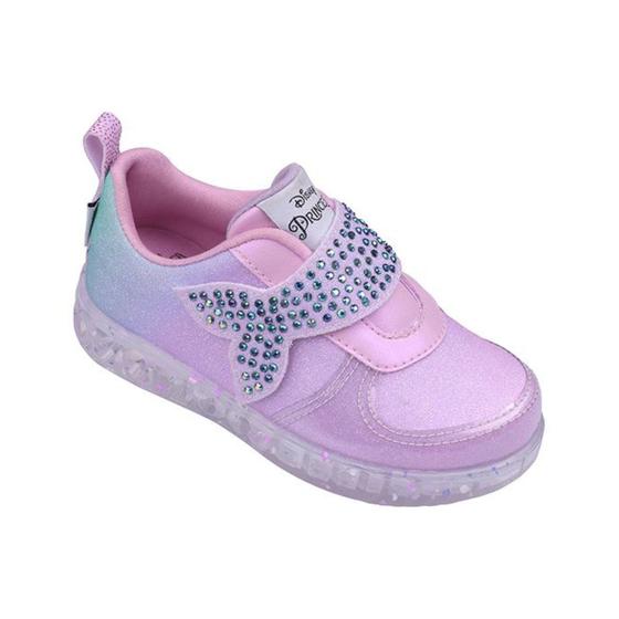 Imagem de Tênis Pampili Sneaker Luz Rosa Princesa Ariel Disney