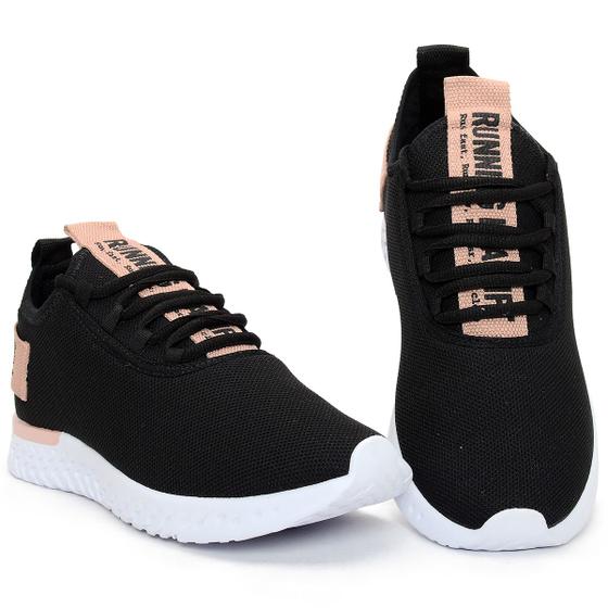 Imagem de Tênis para Academia Feminino Caminhada Esportivo Branco - BF Shoes