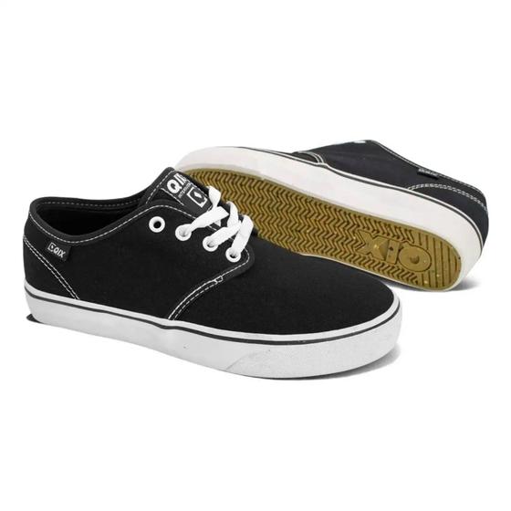 Imagem de Tenis Preto Feminino Skate Street Qix Vulcan Allan Skatista