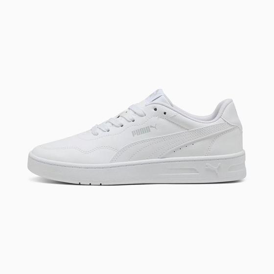 Imagem de Tênis Puma Court Lally BDP White/White/Cool Light Gray