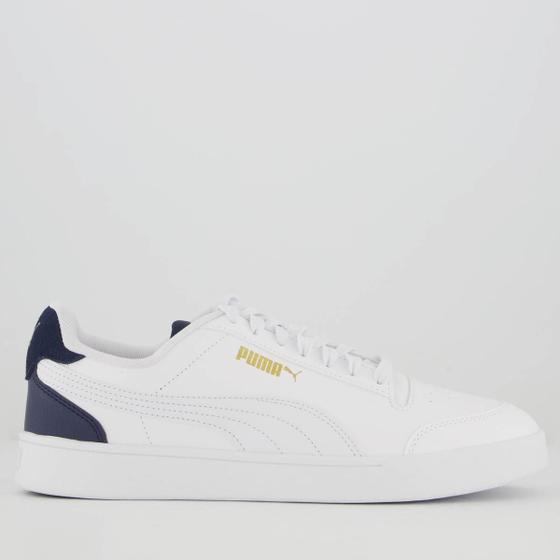 Imagem de Tênis Puma Shuffle Branco e Dourado