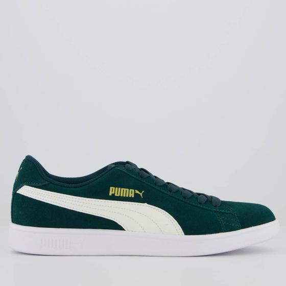 Imagem de Tênis Puma Smash V2 Verde Escuro