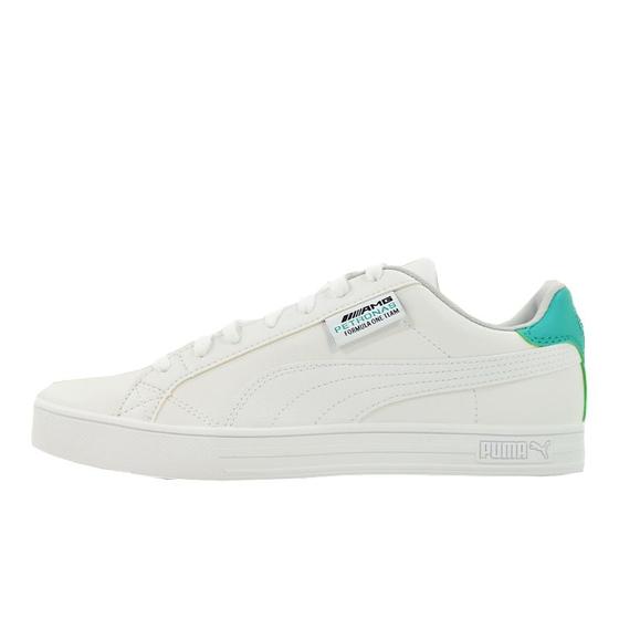 Tênis Puma Smash V3 Mercedes Masculino - Branco e Verde Menor preço em Tênis Puma Smash V3 Mercedes Masculino - Branco e Verde