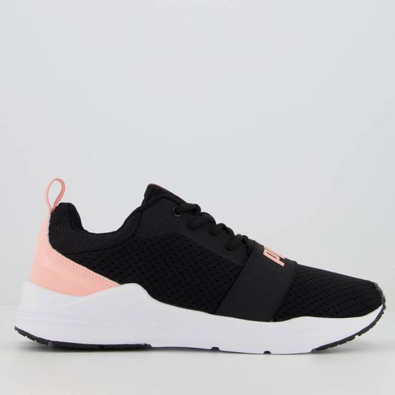 Imagem de Tênis Puma Wired Run BDP II Feminino Preto e Rosa