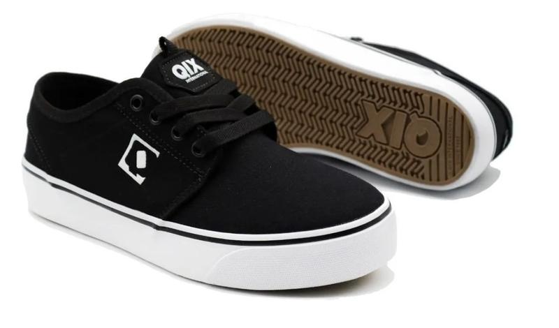 Tênis Qix Combat III Vulcan Preto Branco Menor preço em Tênis Qix Combat III Vulcan Preto Branco