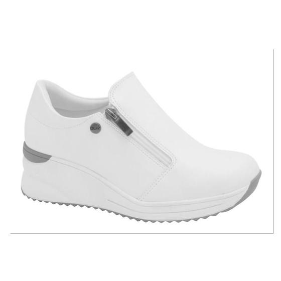 Imagem de Tenis Quiz Sneaker Plataforma Ziper Anabela casual Feminino