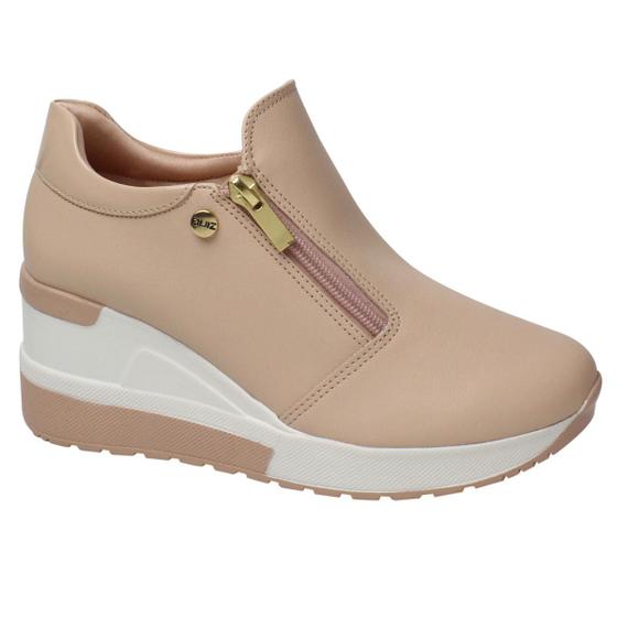 Imagem de Tênis Quiz Sneaker Zíper 63-1852 Feminino 11852 Confortável