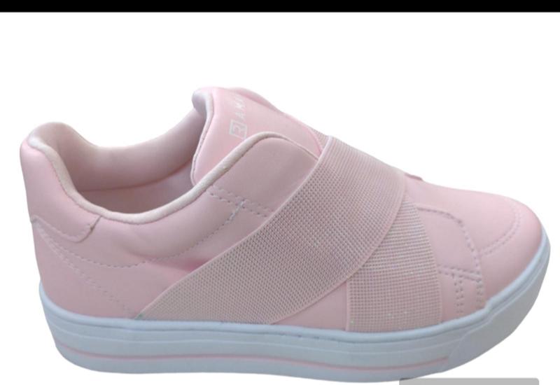 Imagem de Tenis Ramarim Casual Elastico Rosa Ref 23-93207