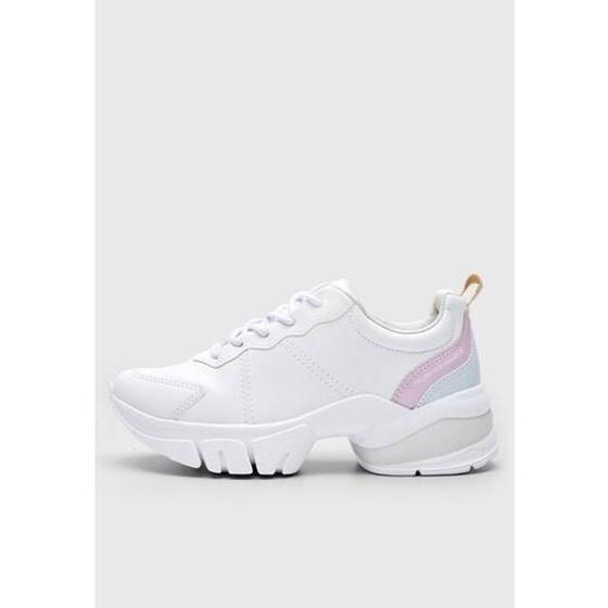 Imagem de Tenis Ramarim Sneaker Chunky Feminino - Branco c/ Recortes (Original)