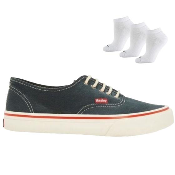 Imagem de Tênis Redley Originals Wash Unissex + 3 Pares de Meias