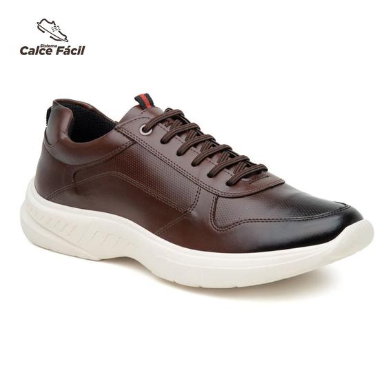 Imagem de Tênis Sapatênis Casual Sneaker Masculino Bertelli Whisky