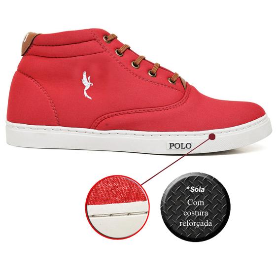 Imagem de Tenis Sapatenis Masculino Cano Alto Bota Barato