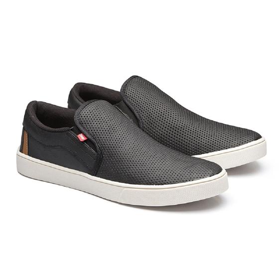 Imagem de Tênis Sapatênis Slim Clássico Masculino Casual Slip on Estiloso Lançamento -Store P.B R008