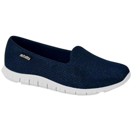 Imagem de Tenis Sapatilha Slip On Feminino Actvitta 4202.500.25928 Marinho N 34