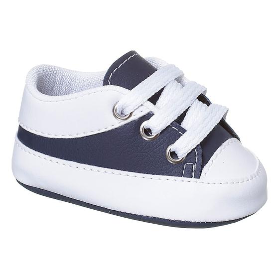 Imagem de Tenis Sapatinho de Bebe Cadarço Primeiros Passos Confortavel TB56