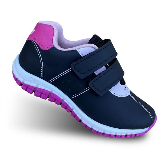 Tênis Sem Cadarço Infantil Feminino Calce Fácil Para Menina Kidy Flex 164132 Menor preço em Tênis Sem Cadarço Infantil Feminino Calce Fácil Para Menina Kidy Flex 164132