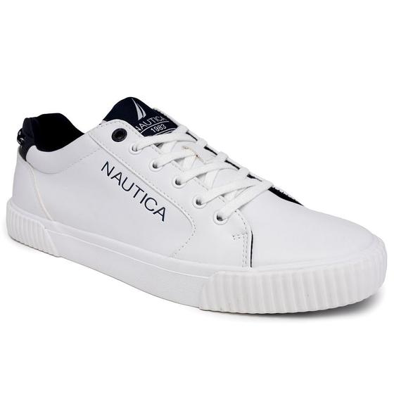 Imagem de Tênis Shoe Nautica Venito Fashion para homens, branco, tamanho 12