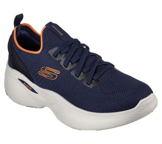 Imagem de Tênis Skechers Arch Fit Infinity Masculino - Marinho e Laranja