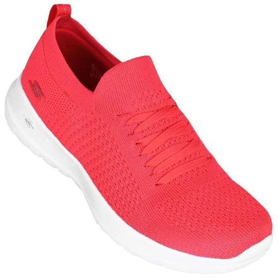 Imagem de Tênis Skechers Go Walk Joy Fresh View  Feminino - Rosa