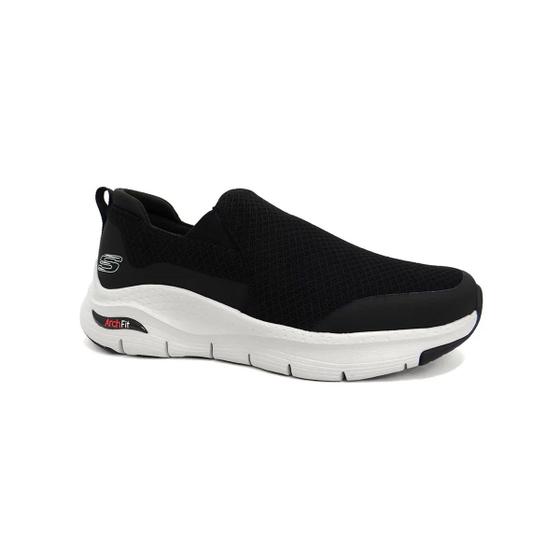 Imagem de Tenis Skechers Masculino Arch Fit 232040 Preto/Branco